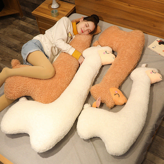 The Alpaca Plush Pillow That Doubles as a Nursery Cuddle Companion